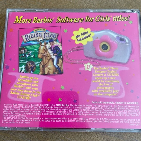 1998 Barbie Detective Adventure CD-ROM - Picture 4 of 4